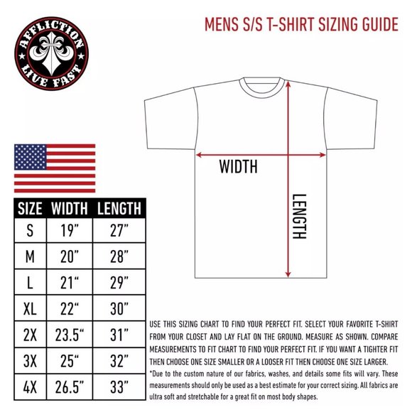 ARCHIAC BY AFFLICTION Men's T-Shirt S/S CASCO Bike - Picture 3 of 7